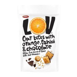 Pellito - Oat bites with orange, tahini and chocolate, 70gr