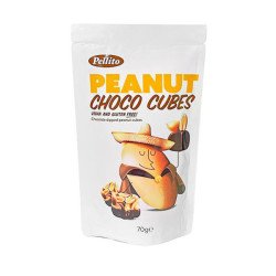 Pellito - Peanut chocolate cubes, 70gr