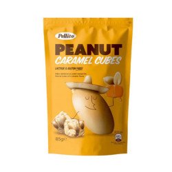 Pellito - Peanut caramel cubes, 85gr