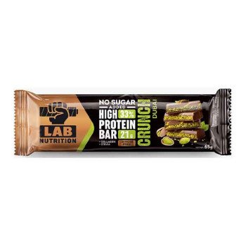 Μπάρα υψηλής πρωτεΐνης Lab - Dubai crunch, 65gr	