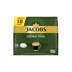 Jacobs - Crema pads, 18x χάρτινες ταμπλέτες