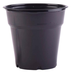 Μαύρο Πλαστικό Ποτήρι, 50 τεμάχια
